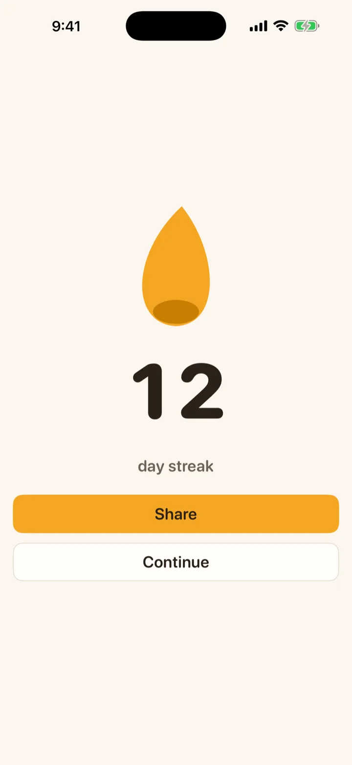 Celebration after finishing all 3 daily games