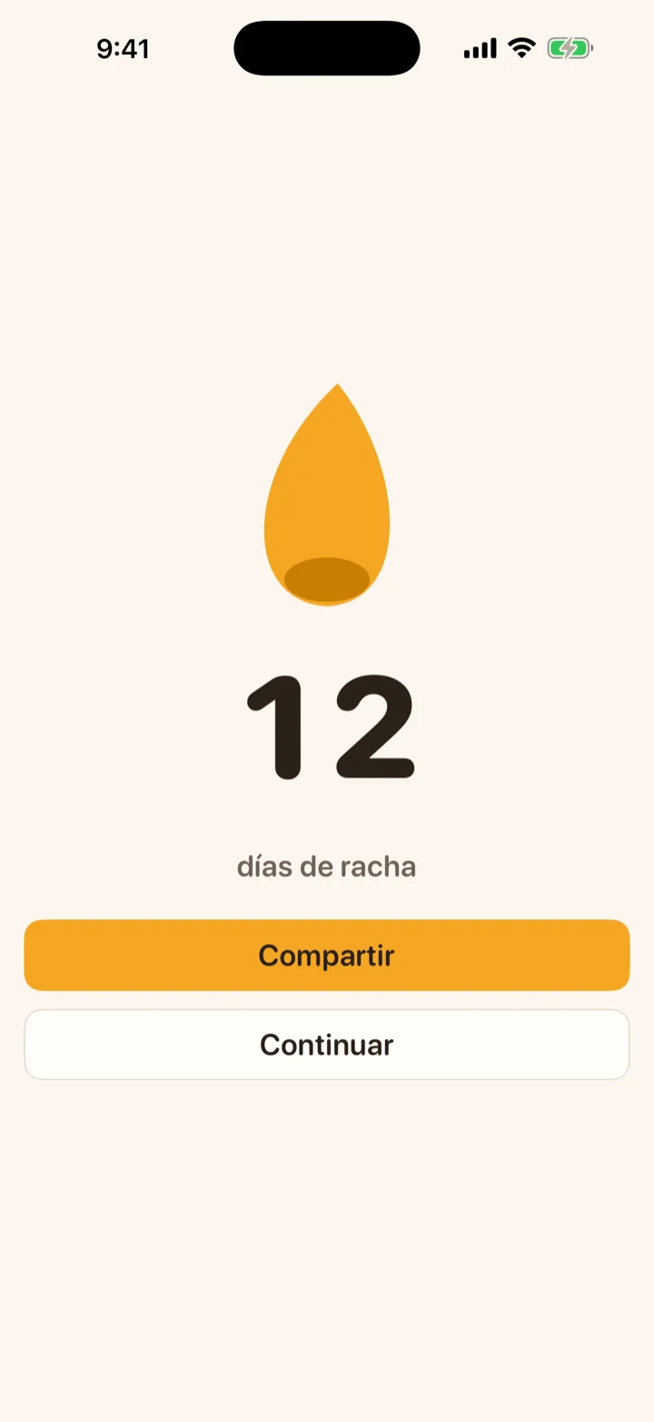Celebración al completar los 3 juegos del día